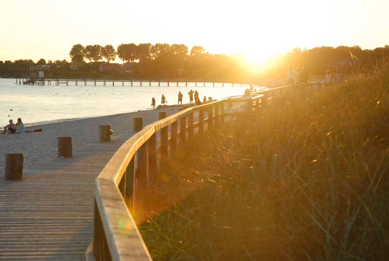 Foto Sonnenuntergang Niendorf Strand